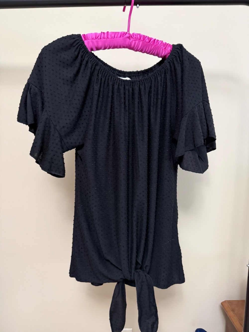 Karen Hart Tie Front Top